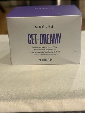 MAELYS Get-Dreamy Overnight Toning Body Whip 200 mL / 6.8 fl oz New Sealed